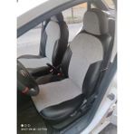 Akıncı Fiat Linea Arka Sırt Arka Oturma Tek Parça Gri Keten Siyah Deri Karışımı Gri Ip