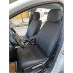 Akıncı Renault Fluance 2010 2016 Uyumlu Arka Sırt Arka Oturma Tek Parça Model Komple Siyah Deri Beyaz Ip