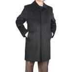 Akıncı Tekstil Erkek Kaşe Kaban Koyu Gri Balık Sırtı - 2XL