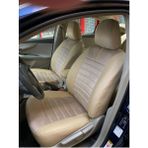 Akıncı Toyota COROLLA-2007-2013 Arka Kolcaklı-Taytüyü Deri Karışımı - Krem