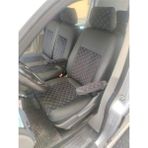 Akıncı Volkswogen Transporter 5+1 T5 Uyumlu Mavi Nakışlı Taytüyü Siyah Deri Karışımı Mavi Ip