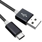 Akingdleo Bose Noise Cancelling Kulaklık için Yedek USB Şarj Kablosu 700 USB-C Kablosu (1,5 m Siyah)