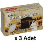 Akışık Ihram Sabunu Kokusuz - Hac Sabunu 20 gr x 3 Adet