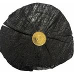 Akiska 22 Ayar Altın Kaplama Tarihli Çeyrek Altın Görünümlü Kolye Ucu 1 Adet