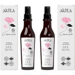 Akita %100 Doğal Yağı Alınmamış 2x250 ml Gül Suyu