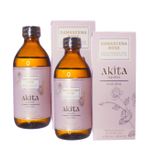 Akita %100 Doğal Yağı Alınmamış Cam Şişe 2x200 ml Gül Suyu
