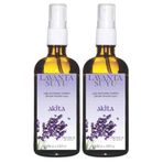 Akita % 100 Doğal Yağı Alınmamış Lavanta Suyu Cam Şişe