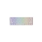 AKKO MONSGEEK FUN60 Ultra Shine-Through White TMR HE Manyetik ARGB Kablosuz Hotswap Mekanik Klavye