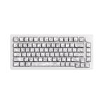 Akko MonsGeek M1 V5 Contour Lines Beyaz RGB %75 TKL V3 Creamy Purple Pro Switch Kablolu/Kablosuz Mekanik Oyuncu Klavyesi