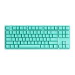 Akko QMK TKL Kablolu Mekanik Oyun Klavyesi, RGB Arkadan Aydınlatmalı ve Çalışırken Değiştirilebilir NKRO Rollover ile, Mac & Win için 5087S Mint Oyun Klavyesi (Akko V3 Pro Krem Sarı Anahtar)