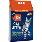 Akkum Marsilya Sabunu Kokulu Topaklaşan 2x10 kg İnce Taneli Bentonit Kedi Kumu