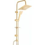 Akm Dekor Gold Kare Duş Seti
