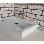 Akm Dekor Muğla Yay Mermer Lavabo - Beyaz
