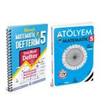Akm Kitap - Arı Yayınları 5.Sınıf Matematik Akıllı Defteri ve Atölyem Seti 2 Kitap