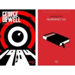 Akm Kitap Can Yayınları 1984 ve Ithaki Yayınları Fahrenheit 451 Ray Bradbury Seti 2 Kitap