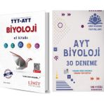 Akm Kitap Limit Yayınları Tyt Ayt Biyoloji El Kitabı ve Çöz Kazan Ayt Biyoloji Deneme 2 Kitap Set