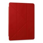 Akman Samsung Galaxy Tab A9 Kılıf Kalemlikli Mars Tablet Kılıfı - Kırmızı - Acl6204011-6548