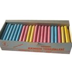 Akmısır GK01107 Tozsuz 100'lü Renkli Tebeşir