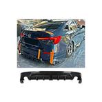 AkmTuning Honda Civic FE Arka Ek Difüzör Siyah Plastik 2022 2023 2024 2025 Arka-difizör-bodykit-ek-karlık
