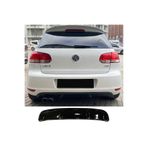 AkmTuning Vw Golf 6 GTI Difüzör Parlak Siyah Plastik Çıkışsız 2008 2009 2010 2011 2012 Arka-difizör-bodykit-ek