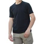 Akn Bisiklet Yaka Kısa Kollu Taktik/outdoor Tişört - Siyah