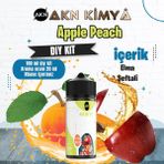Akn Kimya Apple Peach Dıy Kit Elma Şeftali Gıda Aroması %20 Oranda Aroma İçerir (Hazır Değildir ) - 100 ml