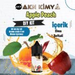 Akn Kimya Apple Peach Dıy Kit Elma Şeftali Gıda Aroması %20 Oranda Aroma İçerir (Hazır Değildir ) - 30 ml