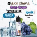 Akn Kimya Asap Grape Yoğun Dıy Kit Siyah Üzüm Buz Gıda Aroması %25 Oranda Aroma İçerir (Hazır Değildir ) - 60 ml