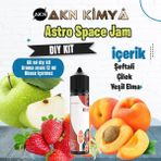 Akn Kimya Astro Space Jam Dıy Kit Yeşil Elma Şeftali Gıda Aroması %20 Oranda Aroma İçerir (Hazır Değildir ) - 60 ml