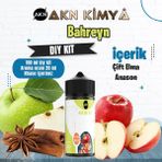 Akn Kimya Bahreyn Dıy Kit Çift Elma Anason Gıda Aroması %20 Oranda Aroma İçerir (Hazır Değildir ) - 100 ml