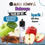 Akn Kimya Bahreyn Yoğun Dıy Kit Çift Elma Anason Gıda Aroması %25 Oranda Aroma İçerir (Hazır Değildir ) - 60 ml