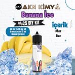 Akn Kimya Banana Ice Yoğun Dıy Kit Muz Buz Gıda Aroması %25 Oranda Aroma İçerir (Hazır Değildir ) - 60 ml