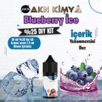 Akn Kimya Bluberry Ice Yoğun Dıy Kit Yabanmersini Buz Gıda Aroması %25 Oranda Aroma İçerir (Hazır Değildir ) - 30 ml