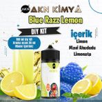 Akn Kimya Blue Razz Lemonade Dıy Kit Limon Ahududu Gıda Aroması %20 Oranda Aroma İçerir (Hazır Değildir ) - 100 ml