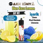 Akn Kimya Blue Razz Lemonade Dıy Kit Limon Ahududu Gıda Aroması %20 Oranda Aroma İçerir (Hazır Değildir ) - 60 ml
