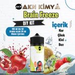 Akn Kimya Brain Freeze Naked Dıy Kit Nar Çilek Kivi Buz Gıda Aroması %20 Oranda Aroma İçerir (Hazır Değildir ) - 100 ml