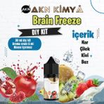 Akn Kimya Brain Freeze Naked Dıy Kit Nar Çilek Kivi Buz Gıda Aroması %20 Oranda Aroma İçerir (Hazır Değildir ) - 30 ml