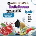 Akn Kimya Brain Freeze Naked Yoğun Dıy Kit Nar Çilek Kivi Buz Gıda Aroması %25 Oranda Aroma İçerir (Hazır Değildir ) - 30 ml