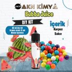 Akn Kimya Bubba Juice Dıy Kit Karpuz Sakız Gıda Aroması %20 Oranda Aroma İçerir (Hazır Değildir ) - 60 ml