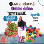 Akn Kimya Bubba Juice Yoğun Dıy Kit Karpuz Sakız Gıda Aroması %25 Oranda Aroma İçerir (Hazır Değildir ) - 100 ml