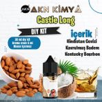 Akn Kimya Castle Long Five Pawns Dıy Kit Kavrulmuş Badem Bourbon Gıda Aroması %20 Oranda Aroma İçerir (Hazır Değildir ) - 30 ml