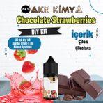 Akn Kimya Chocolate Strawberries Dıy Kit Çilek Çikolata Gıda Aroması %20 Oranda Aroma İçerir (Hazır Değildir ) - 30 ml