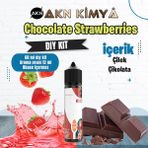 Akn Kimya Chocolate Strawberries Dıy Kit Çilek Çikolata Gıda Aroması %20 Oranda Aroma İçerir (Hazır Değildir ) - 60 ml