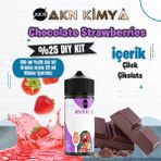 Akn Kimya Chocolate Strawberries Yoğun Dıy Kit Çilek Çikolata Gıda Aroması %25 Oranda Aroma İçerir (Hazır Değildir ) - 100 ml