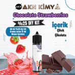 Akn Kimya Chocolate Strawberries Yoğun Dıy Kit Çilek Çikolata Gıda Aroması %25 Oranda Aroma İçerir (Hazır Değildir ) - 60 ml
