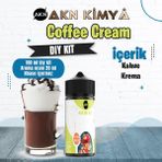 Akn Kimya Coffee Cream Dıy Kit Kahve Krema Gıda Aroması %20 Oranda Aroma İçerir (Hazır Değildir ) - 100 ml