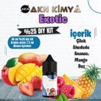 Akn Kimya Exotic Yoğun Dıy Kit Çilek Ahududu Ananas Gıda Aroması %25 Oranda Aroma İçerir (Hazır Değildir ) - 30 ml