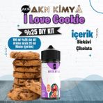 Akn Kimya I Love Cookie Yoğun Dıy Kit Bisküvi Çikolata Gıda Aroması %25 Oranda Aroma İçerir (Hazır Değildir ) - 100 ml