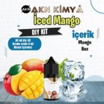 Akn Kimya Iced Mango Dıy Kit Mango Buz Gıda Aroması %20 Oranda Aroma İçerir (Hazır Değildir ) - 30 ml