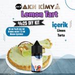 Akn Kimya Lemon Tart Yoğun Dıy Kit Limon Turta Gıda Aroması %25 Oranda Aroma İçerir (Hazır Değildir ) - 30 ml